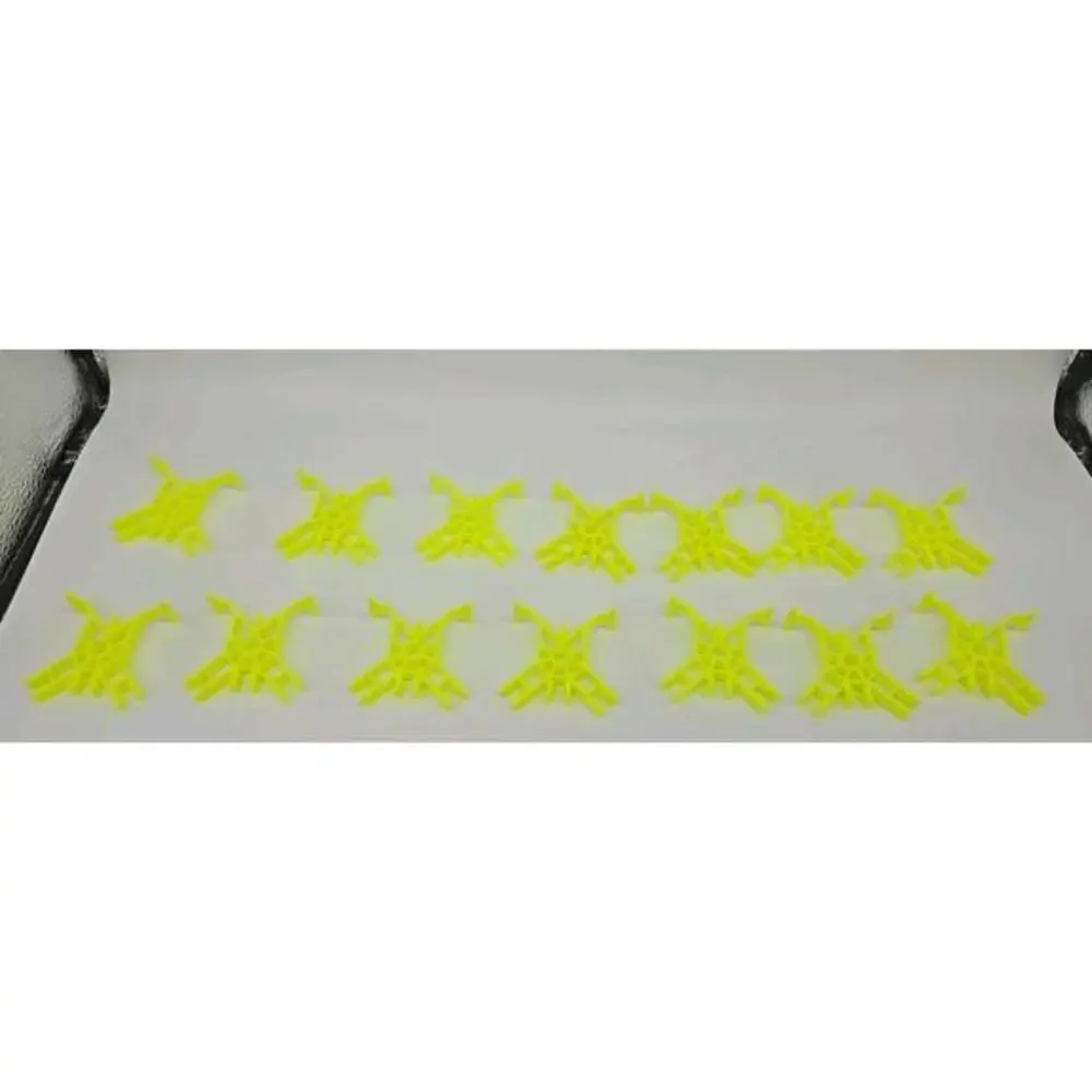 14 Knex Yellow Connectors Cross Tie Roller Coaster Track Part K'nex 91432 Lot